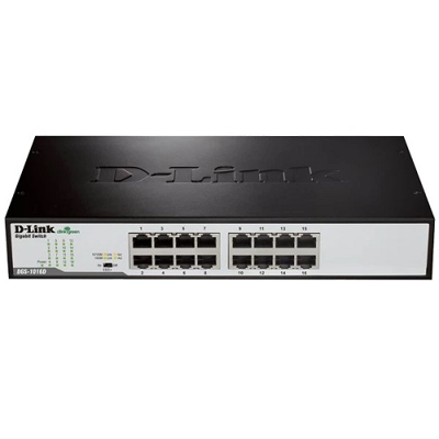 سوئیچ 16 پورت گیگابیتی و غیرمدیریتی و دسکتاپ دی لینک مدل DGS-1016D 